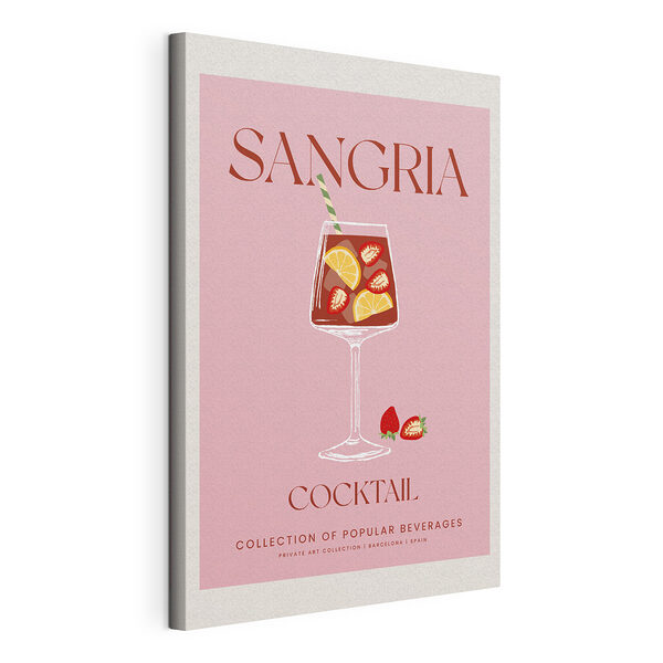 Obraz Osviežujúca sangria s jahodami a citrusmi