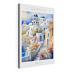 Obraz Pohľad na očarujúcu bielu architektúru ostrova Santorini