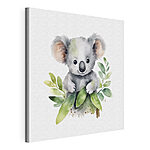 Obraz Koala obklopená zelenými listami