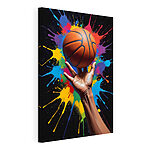 Obraz Ruka držiaca basketbalovú loptu