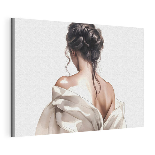 Obraz Žena s vlasmi stiahnutými dozadu