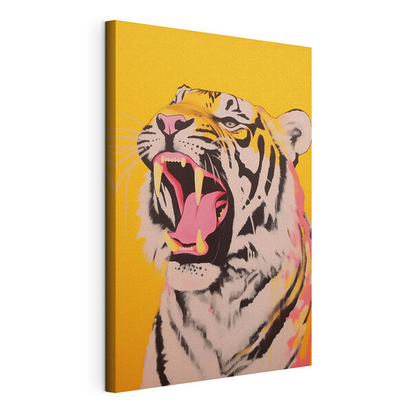 Obraz Tiger s otvorenou papuľou