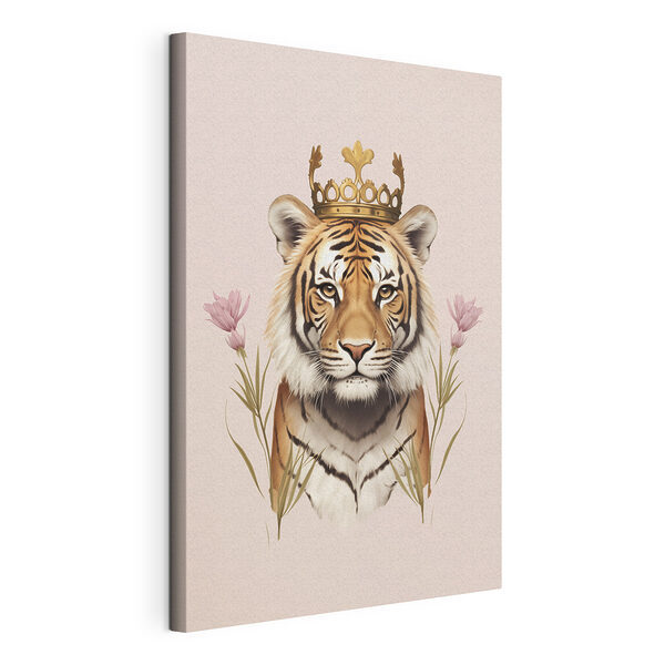 Obraz Tiger s korunou