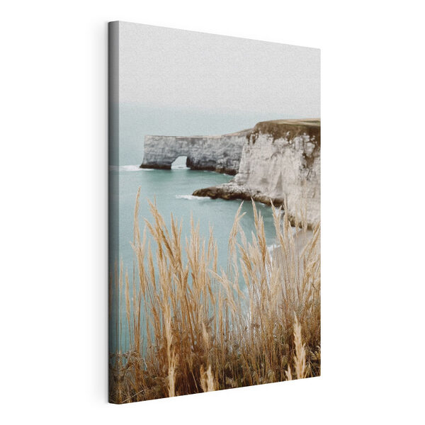Vysoká tráva pri vodnej ploche Obraz Vysoká tráva pri vodnej ploche