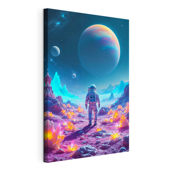 Obraz Obraz Astronaut kráčajúci po púšti (Katalógové číslo: s41932)