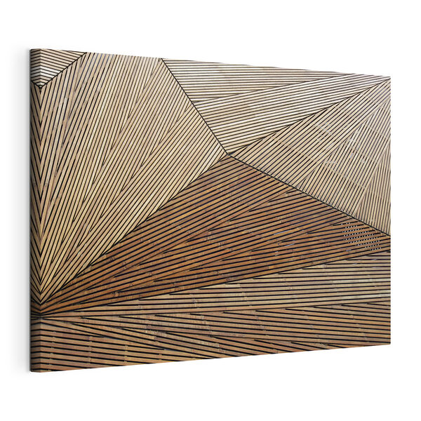 Obraz Obraz Geometrický drevený vzor s čiarami (Katalógové číslo: s32750)