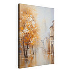 Obraz Obraz ulice so stromami a budovami v pozadí