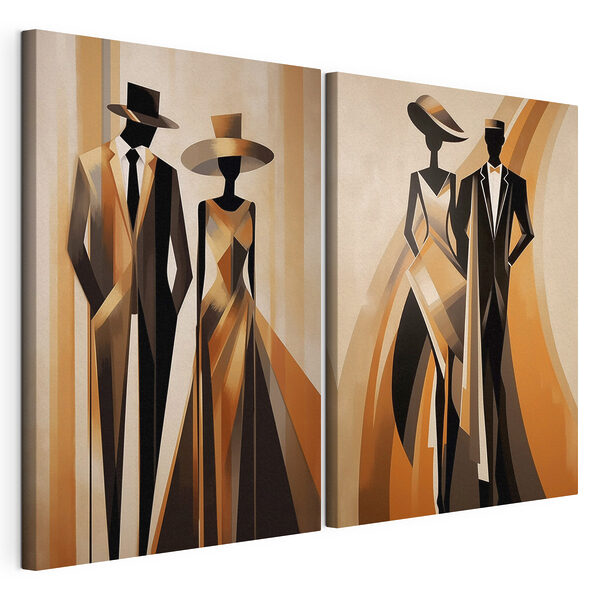 Modular canvas print Couple of people in formal attire Modulárna tlač na plátno Modular canvas print Couple of people in formal attire